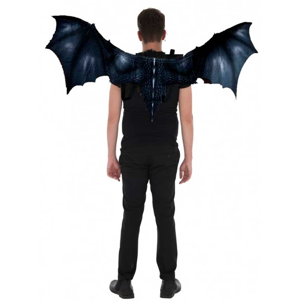 Zac's Alter Ego - Bat/Dragon Wings - Black